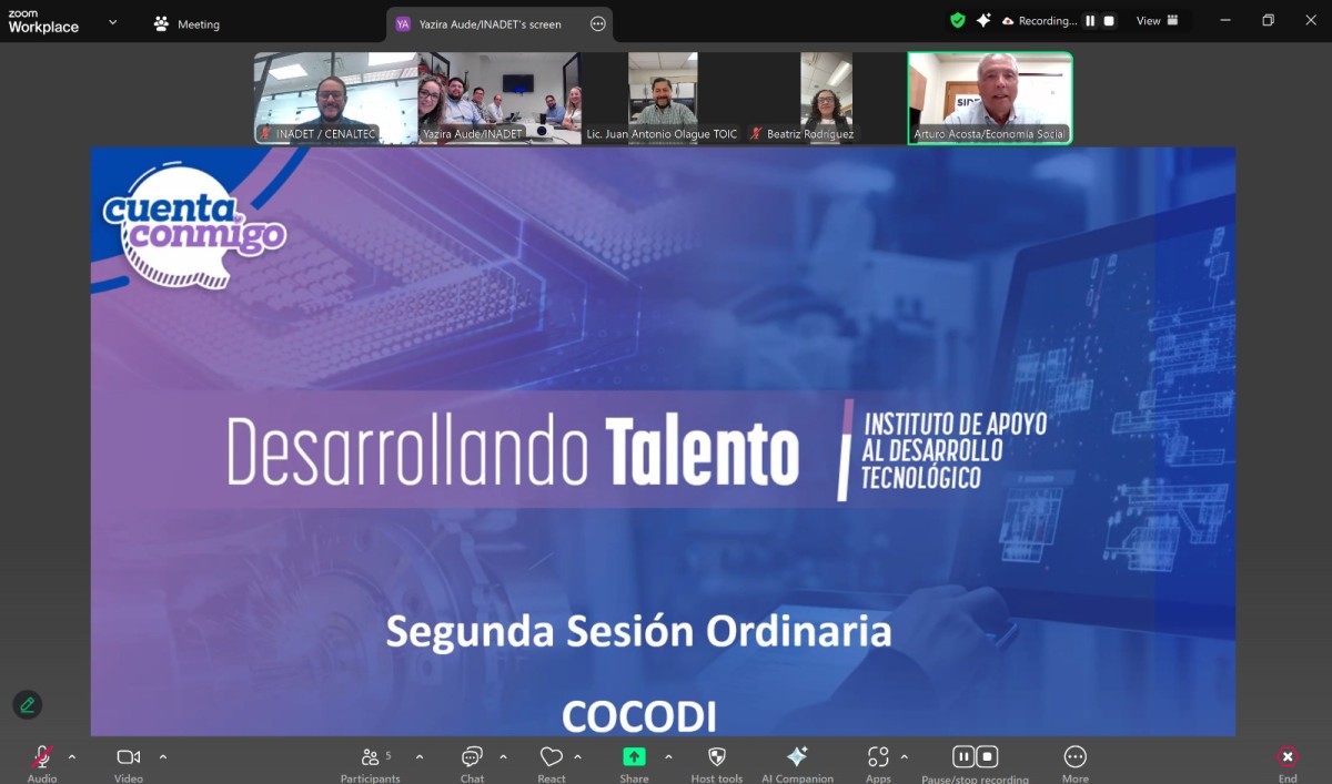 2da Sesión Ordinaria del Comité de Control y Desempeño Institucional (COCODI) del INADET